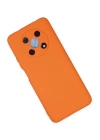 BFS  Huawei Nova Y90 Kılıf Nano içi Kadife Silikon - Turuncu