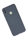 BFS  Huawei P Smart 2019 Kılıf Nano içi Kadife Silikon - Gri