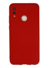 BFS  Huawei P Smart 2019 Kılıf Nano içi Kadife Silikon - Kırmızı