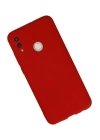 BFS  Huawei P Smart 2019 Kılıf Nano içi Kadife Silikon - Kırmızı