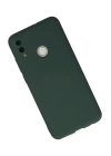 BFS  Huawei P Smart 2019 Kılıf Nano içi Kadife Silikon - Koyu Yeşil