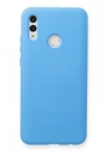 BFS  Huawei P Smart 2019 Kılıf Nano içi Kadife Silikon - Mavi