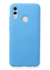 BFS  Huawei P Smart 2019 Kılıf Nano içi Kadife Silikon - Mavi