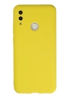 BFS  Huawei P Smart 2019 Kılıf Nano içi Kadife Silikon - Sarı