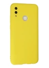 BFS  Huawei P Smart 2019 Kılıf Nano içi Kadife Silikon - Sarı