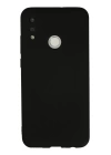 BFS  Huawei P Smart 2019 Kılıf Nano içi Kadife Silikon - Siyah