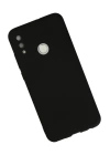 BFS  Huawei P Smart 2019 Kılıf Nano içi Kadife Silikon - Siyah