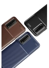 BFS  Huawei P Smart 2021 Kılıf Auto Focus Karbon Kapak - Siyah
