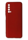 BFS  Huawei P Smart 2021 Kılıf First Silikon - Bordo