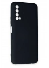 BFS Huawei P Smart 2021 Kılıf Nano içi Kadife Silikon - Lacivert