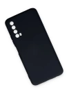 BFS  Huawei P Smart 2021 Kılıf Nano içi Kadife Silikon - Lacivert