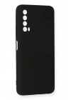 BFS  Huawei P Smart 2021 Kılıf Nano içi Kadife Silikon - Siyah