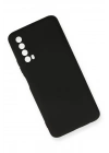 BFS Huawei P Smart 2021 Kılıf Nano içi Kadife Silikon - Siyah