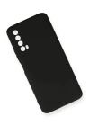 BFS  Huawei P Smart 2021 Kılıf Nano içi Kadife Silikon - Siyah