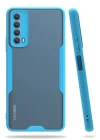 BFS  Huawei P Smart 2021 Kılıf Platin Silikon - Mavi