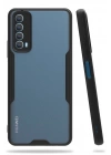 BFS Huawei P Smart 2021 Kılıf Platin Silikon - Siyah