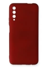 BFS  Huawei P Smart Pro / Y9S Kılıf First Silikon - Bordo