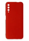 BFS  Huawei P Smart Pro / Y9S Kılıf First Silikon - Kırmızı