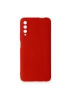BFS  Huawei P Smart Pro / Y9S Kılıf First Silikon - Kırmızı