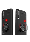 BFS  Huawei P Smart S Kılıf Range Yüzüklü Silikon - Siyah