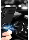 BFS  Huawei P Smart S Kılıf Range Yüzüklü Silikon - Siyah