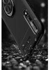 BFS  Huawei P Smart S Kılıf Range Yüzüklü Silikon - Siyah