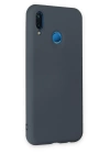 BFS  Huawei P20 Lite Kılıf Nano içi Kadife Silikon - Gri