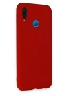 BFS  Huawei P20 Lite Kılıf Nano içi Kadife Silikon - Kırmızı