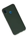 BFS  Huawei P20 Lite Kılıf Nano içi Kadife Silikon - Koyu Yeşil