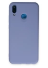 BFS  Huawei P20 Lite Kılıf Nano içi Kadife Silikon - Lila