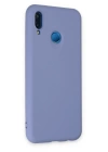 BFS  Huawei P20 Lite Kılıf Nano içi Kadife Silikon - Lila