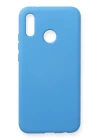 BFS  Huawei P20 Lite Kılıf Nano içi Kadife Silikon - Mavi