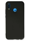 BFS  Huawei P20 Lite Kılıf Nano içi Kadife Silikon - Siyah