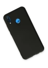 BFS  Huawei P20 Lite Kılıf Nano içi Kadife Silikon - Siyah