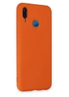 BFS  Huawei P20 Lite Kılıf Nano içi Kadife Silikon - Turuncu