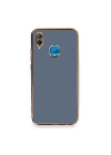 BFS  Huawei P20 Lite Kılıf Volet Silikon - Mavi