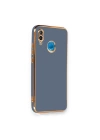 BFS  Huawei P20 Lite Kılıf Volet Silikon - Mavi