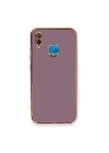 BFS  Huawei P20 Lite Kılıf Volet Silikon - Mor