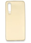 BFS  Huawei P30 Kılıf First Silikon - Gold