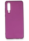 BFS  Huawei P30 Kılıf First Silikon - Mürdüm