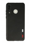 BFS Huawei P30 Lite Kılıf Loop Deri Silikon - Siyah
