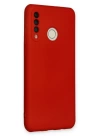 BFS  Huawei P30 Lite Kılıf Nano içi Kadife Silikon - Kırmızı