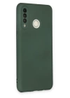 BFS  Huawei P30 Lite Kılıf Nano içi Kadife Silikon - Koyu Yeşil