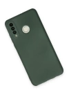 BFS  Huawei P30 Lite Kılıf Nano içi Kadife Silikon - Koyu Yeşil