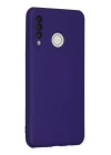 BFS  Huawei P30 Lite Kılıf Nano içi Kadife Silikon - Mor