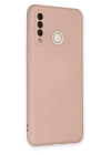 BFS  Huawei P30 Lite Kılıf Nano içi Kadife Silikon - Pudra