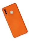 BFS  Huawei P30 Lite Kılıf Nano içi Kadife Silikon - Turuncu