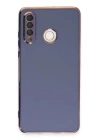 BFS  Huawei P30 Lite Kılıf Volet Silikon - Mavi
