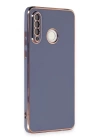 BFS  Huawei P30 Lite Kılıf Volet Silikon - Mavi