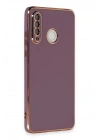BFS  Huawei P30 Lite Kılıf Volet Silikon - Mor